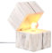 Trio Leuchten Tischleuchte Treasure 514110101, Holz weiß, inkl. 1x E14 LED
