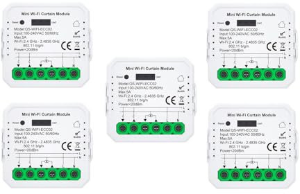 [Funzione Percentuale]Interruttore Tapparelle WiFi, Modulo Comando Smart per Tapparelle Elettriche, Controllo App Smart Life, Comando Vocale (5)