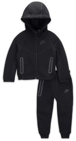 Nike Tuta da Bambini Tech Fleece Nera Taglia 4-5 A Codice 86L050-023