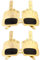 KGDUYC 2 pcs Party Wacky Sonnenbrille, Modische Neuheit Stehender Mittelfinger Lustige Dekoration Party Sonnenbrille - Golden