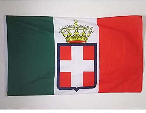 Corona Del Regno D'Italia - Corona Reale Italiana 90X150Cm Striscione All'Aperto Durevole Stagione Bandiera Colori Vivaci Bandiera Di Benvenuto Decorazione Per Patio Fattoria Camera Da Letto