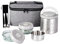 Lille Home 1065ml Lunch Box Set, an Vacuum Insulated Bento/Snack Box Keeping Food Warm for 3-4 Hours, Two BPA-Free Food Containers, A Lunch Bag, A Portable Cutlery Set (Grey)