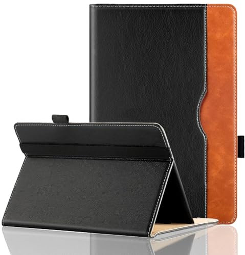 Ytaland Custodia universale per TECLAST T65 MAX 13 Pollici, compatibile con Lenovo Tab P12 Tablet 12.7, per iPad Air 13/Veidoo 13, Cover in Pelle PU per Tablet 12.5-13 (Nero)