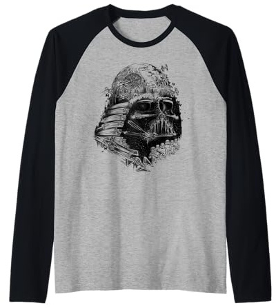 Star Wars Darth Vader Build The Empire Raglan Baseball Tee