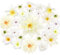 MOTONG 30 Stück Kunstblumen zum Basteln Künstlich Blütenköpfe, Künstliche Blumen Seidenblumen for Home Decor Brautstrauß Blumen Hochzeitsdeko Tisch Party Valentinstag Weiß