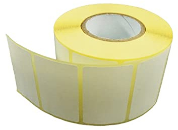 Netuno 10 Rollen Thermoetiketten selbstklebend 50 x 30 mm 1000 Stück Etiketten selbstklebend Haushaltsetiketten Klebeetiketten Tiefkühletiketten Aufkleber zum Beschriften Papieretiketten 5 x 3 cm