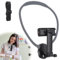 BOXOB Neck Phone Holder for Recording, Hand Free Vlog Neck Mount POV/Vlog Chest Cellphone Holder Compatible with iPhone Andriod Cell Phone