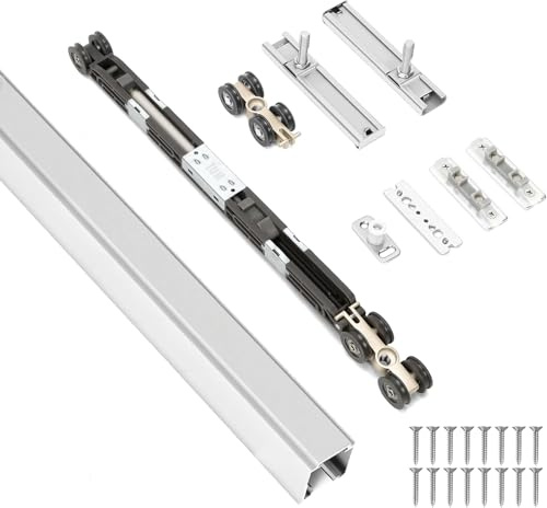 HBL' 1.8M Heavy Duty Pocket Door Hardware Kit with Soft Close Feature
