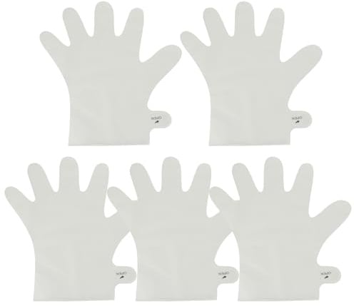 STOBAZA 5 Stück Aufhellende Handmasken Handschuhe für Trockene Hände Feuchtigkeitsspendend Hornhautentfernung Nährende Handpflege für Zarte Haut
