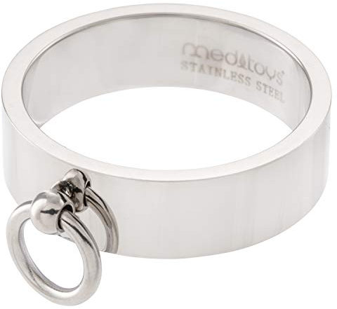 meditoys - 'Ring der O' in Edelstahl (high polished), Finger-Ring Damen Herren
