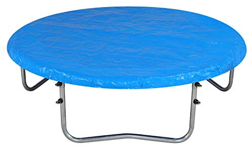 Monzana Bâche de Protection pour Trampoline Ø 244 cm Bleu Housse en PE résistante aux UV Pluie Neige Soleil