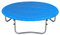 Monzana Bâche de Protection pour Trampoline Ø 244 cm Bleu Housse en PE résistante aux UV Pluie Neige Soleil