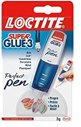 Henkel 02943 3P Perfect Pen Colle Rapide Loctite Cyanoacrylates Tube 3 g Cyan