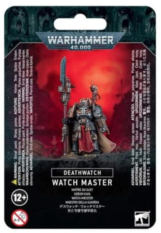 Games Workshop Deathwatch Maestro Della Guardia, Rot und Schwarz