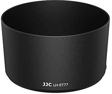 JJC ET-77 Gegenlichtblende Kompatibel mit Canon RF 85 mm F2 Makro is STM Objektiv + EOS R R5 R6 RP Ra C70 Kamera