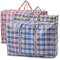 VIROSA EXTRA LARGE Strong and Durable Laundry Bags | PACK of 5 | 80cm x 60cm | Ideal for Laundry/Moving House/Shopping/Storage | Reusable Store Zip Bag,Red, Black, Blue