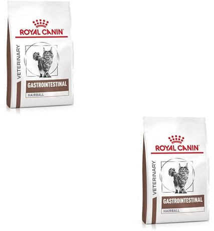 Royal Canin Veterinary Gastrointestinal Hairball | Doppelpack | 2 x 400 g | Diät-Alleinfuttermittel für ausgewachsene Katzen | Zur Bekämpfung von Haarballenbildung