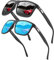 Perfectmiaoxuan Polarized sunglasses for men/women; Vintage/classic/elegant light frame; HD pilot lenses; Golf/driving/fishing/travel Eyewear