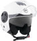 BHR Casco Jet Doppia Visiera 830 FLASH, Casco Scooter Omologato ECE 22.06, Casco Moto Jet Leggero & Confortevole con Visiera Interna Parasole, Bianco, M