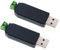 JZK USB zu RS485 Konverter 2x USB Typ A zu RS485 Adapter für Windows 7/8/XP/Linux/Vista System