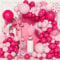 Ousuga Palloncini Rosa, 111 Pezzi Fucsia Rosa Rossa Arco Palloncino Kit Donne Ragazza Principessa Compleanno Matrimonio Baby Shower Fidanzamento San Valentino Proposta Festa Laurea Decorazioni