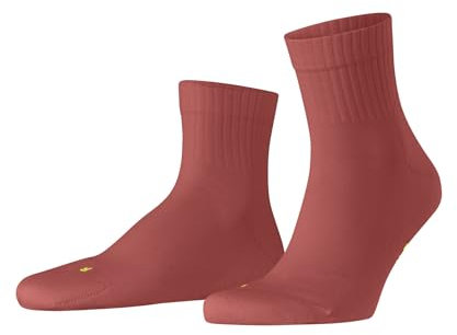 FALKE Unisex Run U Sso Baumwolle Funktionsmaterial Einfarbig Socken , Rot Lobster 8862 Rib, 39-41