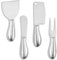 CPSYTE 4 Stück Käsespatel, Käsegabel, Käsespatel, Käseschneider mit Löchern, Buttermesser Klein Käsemesser aus Edelstahl Brotzeitmesser Set Kleine Brot Creme Messer und Butter Marmeladenmesser