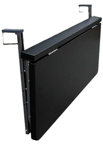 Tavolo sospeso con ringhiera pieghevole per balcone, tavolino pieghevole da esterno, tavolo sospeso con ringhiera per balcone, tavolo pieghevole per terrazza da balcone, tavolo sospeso da balcone, tav