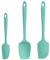 U-Taste Silicone Spatula Set of 3: 250 ℃ Heat-Resistant Rubber Bowl Scraper, Seamless Food Grade Flexible Kitchen Utensils for Cooking Baking Mixing & for Nonstick Cookware (Aqua Sky)