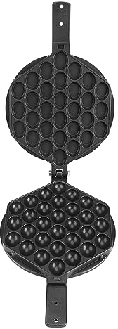 WGFOIP Waffle Maker Egg Bubble Pan, Aluminum Alloy Eggettes Pan Cake Baking Plate for Home Kitchen Use