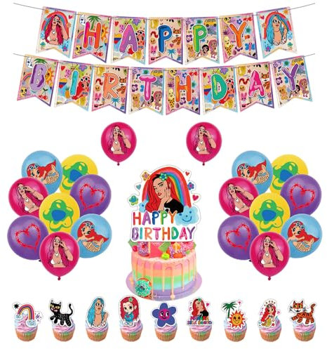 Decoración Fiesta Cumpleaños Decoracion Fiesta Cumpleaños Decoraciones Cumpleaños Globos Fiesta Cumpleaños Decoraciones de Globos Decoracion para Tartas Pancartas Cumpleaños Deco Fiesta Cumpleaños