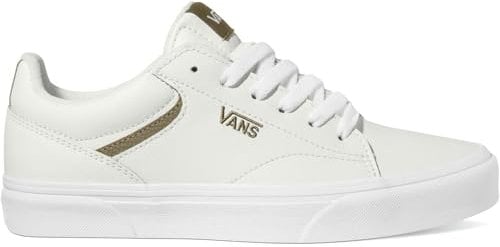 Vans Seldan, Basket Femmes, Leather Retro Pop Gothic Olive,