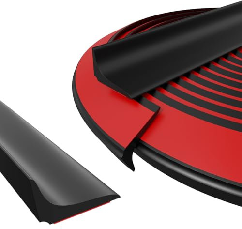 Listello Di Tenuta Per Piano Di lavoro Della Cucina,Autoadesiva Silicone Doccia Barriera, Angolo Cucina,Bagno Acqua Barriera, Soglia Doccia, Guarnizioni Doccia, Bordo Doccia（Nero/2.2m)