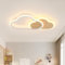 AOLED LED Deckenleuchte Kinderzimmer Deckenlampe wolken Bambus Deckenbeleuchtung 24W Dimmbar mit Fernbedienung Deckenleuchten für Kinder Schlafzimmerlampe Babyzimmer Mit Nachtlichtfunktion 40cm