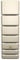 4rain Slim Regentonne 350 Liter sandbeige - Wandtank, Wassertank, Regenfass, Regenwassertonne, Regenwassertank, Wasserbehälter, Wasserfass, Wassertonnen für Garten, Wassertonne, Regentonne eckig
