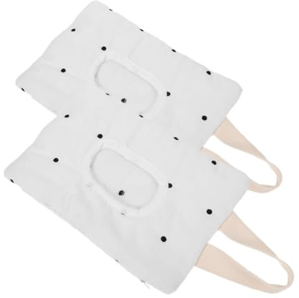 BESTonZON 1 Jeu Lingettes Humides Pour Poussette Bébé Contenant De Lingettes Pour Bébé Porte-lingette Essuyer Le Cas Compact Pour Lingettes Pour Bébé Porte-tissus Blanche Coton 2 Pièces
