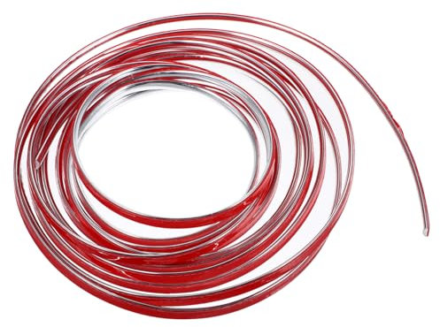 HOMSFOU 1 Rolle Wandaufkleber Dekoration Schälen Fleck Einseitig Elektrischer Schrubber Fensterdichtungsstreifen Planke Doppelt Zange Mörtelwäscher Teppich Sockelleiste Panel Pvc Silver