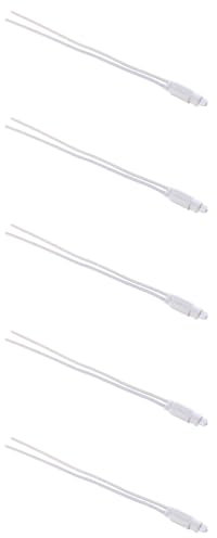 5x Luce di cortesia bianca, spia colorata per moduli basculanti grigi, Compatibile Con BTicino Living, frutti, interruttori, pulsanti, deviatori, dimmer, sensori, Per Placche originali e compatibili