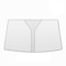 Parasol Luna de Coche Cortina Reflectante para Seat Leon III ST 2016-2020, Parasol para Parabrisas Delantero de Coche con Protección UV,Silver
