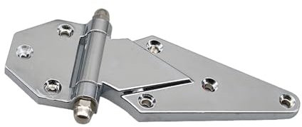 Charnière de four en alliage de zinc A01, charnière de porte de chambre froide, charnière de porte industrielle for armoire à vapeur, sécheuse, 2 pièces