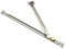 DIYEAH Barre de Fenêtre Réglable sans Perçage Limiteur de Sécurité en Acier Inoxydable Support pour Fenêtres Coulissantes 1 Pièce Installation Facile