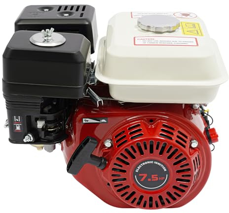 Motore a benzina da 7,5 CV, motore a 4 tempi a cilindro singolo raffreddato ad aria, motore verticale per kart, motore industriale, motore a benzina per motozappa, motore di trasmissione