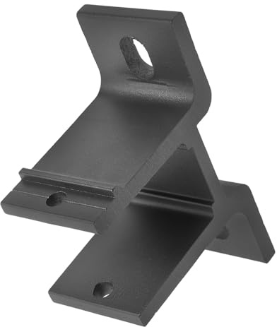 Outanaya Support Mural pour Auvent Rétractable 40 Mm en Aluminium Noir, Fixation Robuste pour Store Banne Extérieur, Pièce Détachée pour Auvent de Terrasse, Installation Facile, Compatible