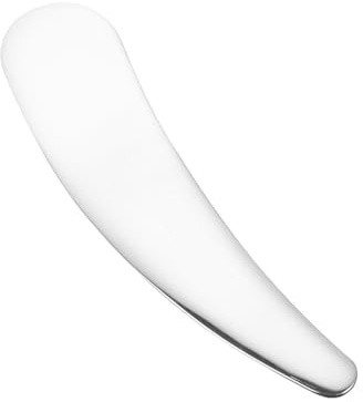 Stainless Steel Eye Cream Spoon for Makeup Lovers Portable | Silver Compact Design, Thin Cream Application, Purse Carry, Massage Stick Style, Women Use