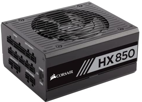Corsair HX850 Alimentation PC (Modulaire Complet, 80 PLUS Platinum, 850 Watt, EU)