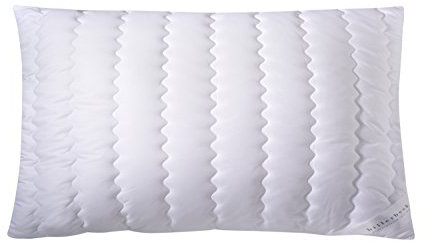 billerbeck Kopfkissen S20 - Kissen in 40 x 80 cm – Faserkissen mit mittlerer Stützkraft - FLOCKIS-Faserbällchen, 100 % Polyester
