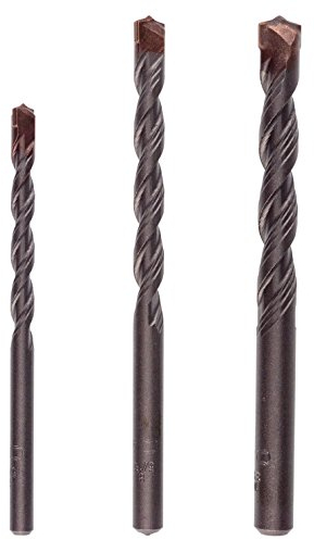 KEIL MS5 TURBOKEIL, 3-teiliges Set Hammerbohrer mit Zylinderschaft 6-8-10 mm