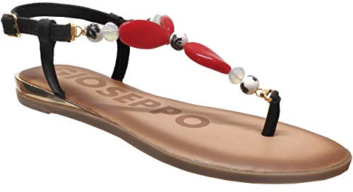 GIOSEPPO, Napier 58553, Femme Nu-pied Rouge lisse - 38 EU