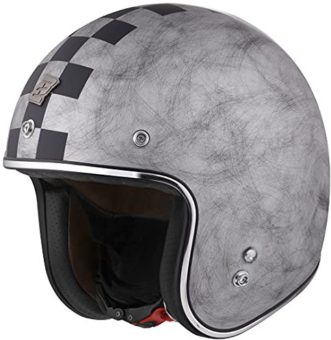 Bogotto V541 Scacco Jethelm, Silber matt, S