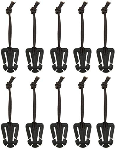 10 Stück Web Dominator mit Elastischem String Rucksack Zubehör für Outdoor-Wandercamping Rock